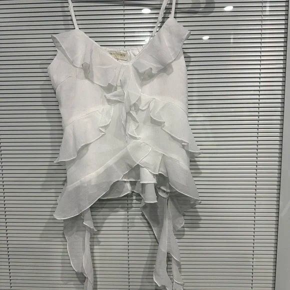 Forever 21 White Layered Ruffle Camisole - Picture 5 of 6